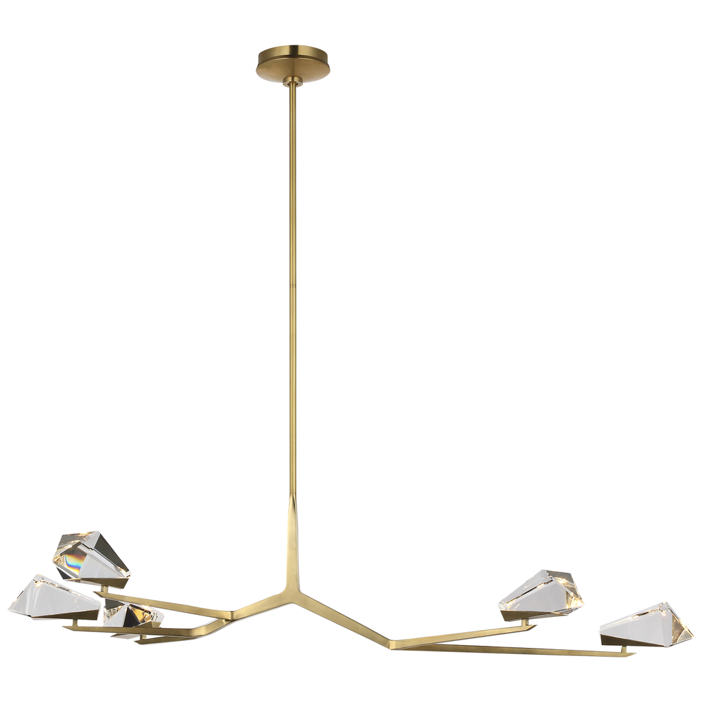 Carraig 53" 5 Light Chandelier | LED Chandeliers | Visual Comfort Signature - Light House Co.