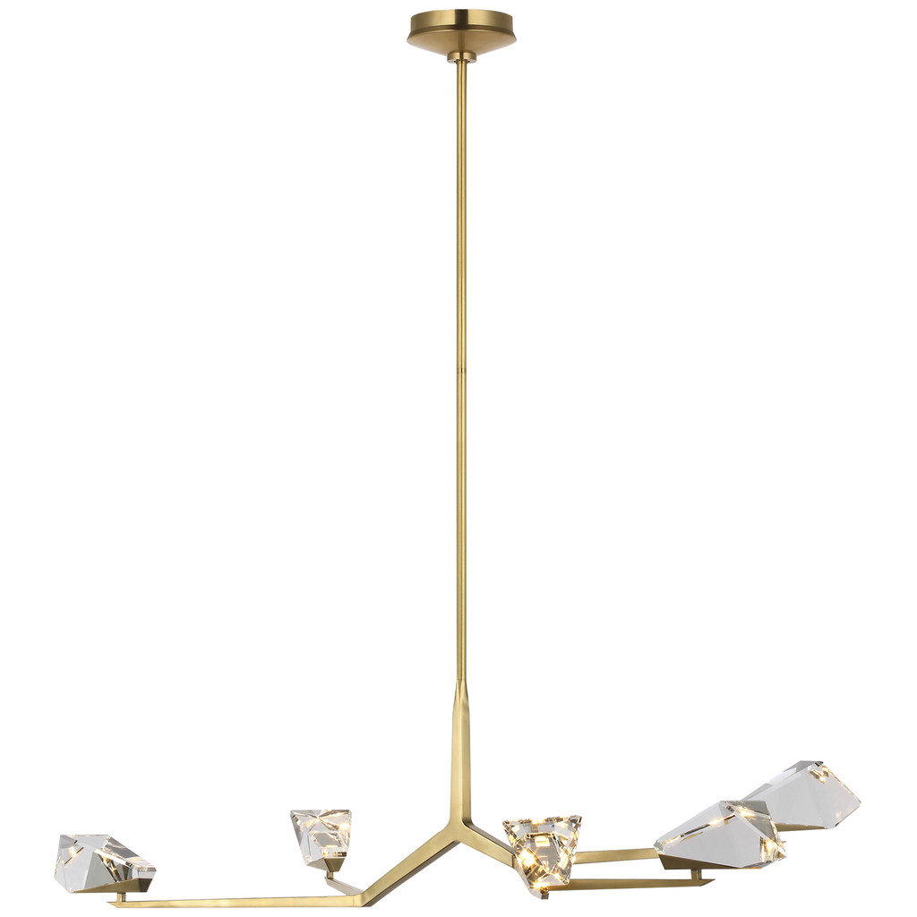 Carraig 53" 5 Light Chandelier | LED Chandeliers | Visual Comfort Signature - Light House Co.