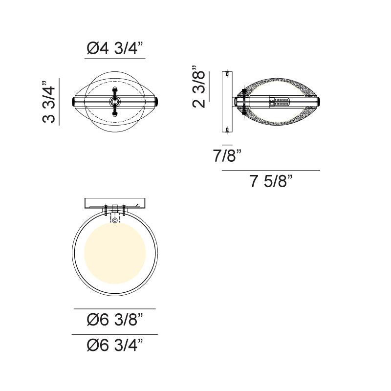 Chatoyant Wall Sconce - Light House Co.