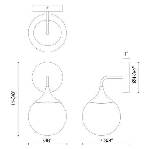 Nouveau Wall Sconce - Light House Co.