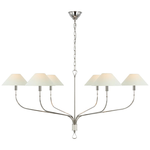 Grande / Polished Nickel and Parchment Leather