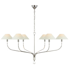 Grande / Polished Nickel and Parchment Leather