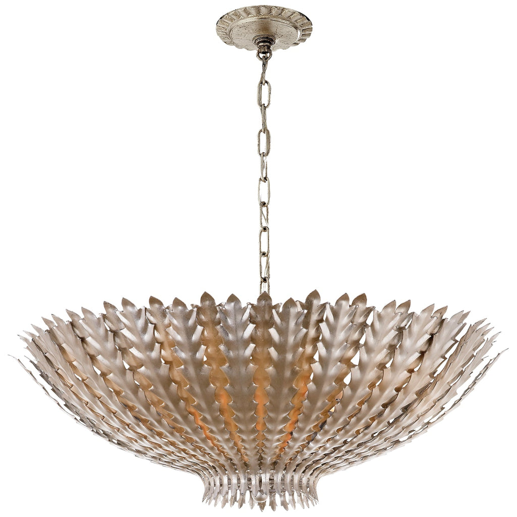 Hampton Chandelier - Medium - Burnished Silver Leaf | Open Box - Light House Co.