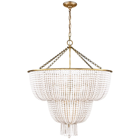 Hand-Rubbed Antique Brass with White Acrylic