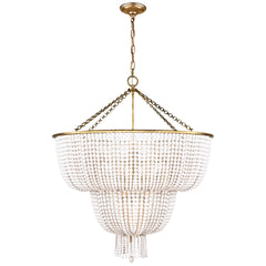 Hand-Rubbed Antique Brass with White Acrylic
