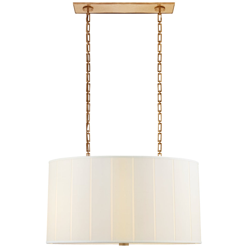 Perfect Pleat Oval Hanging Shade - Light House Co.