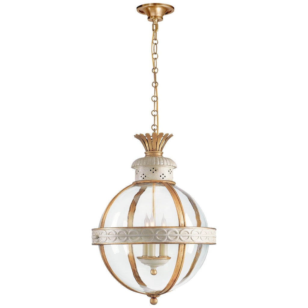 Crown Top Banded Globe Lantern - Light House Co.