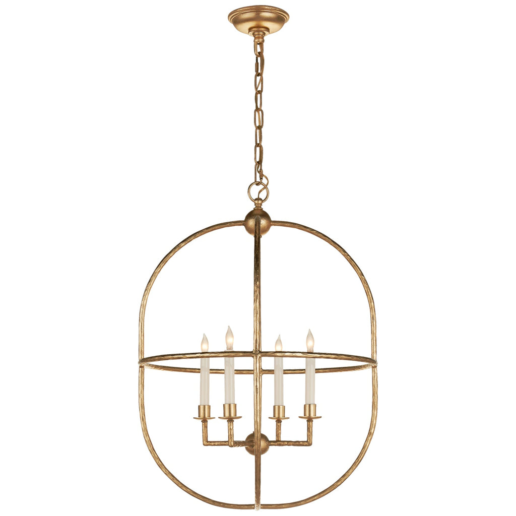 Desmond Open Oval Lantern - Gild | Open Box - Light House Co.