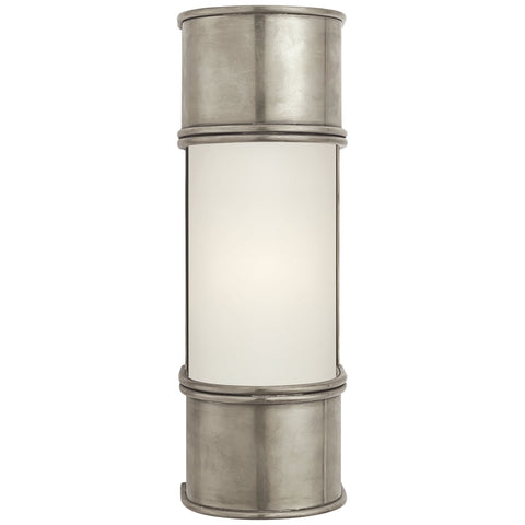Small / Antique Nickel with Frosted Glass