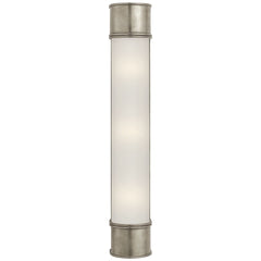 Large / Antique Nickel with Frosted Glass