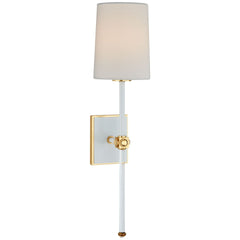 Linen / Matte White and Crystal