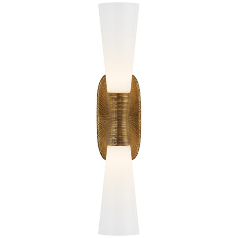 Medium / Gild with White Glass