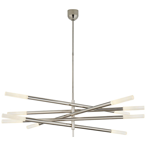 Ten Light / Polished Nickel / Etched Crystal