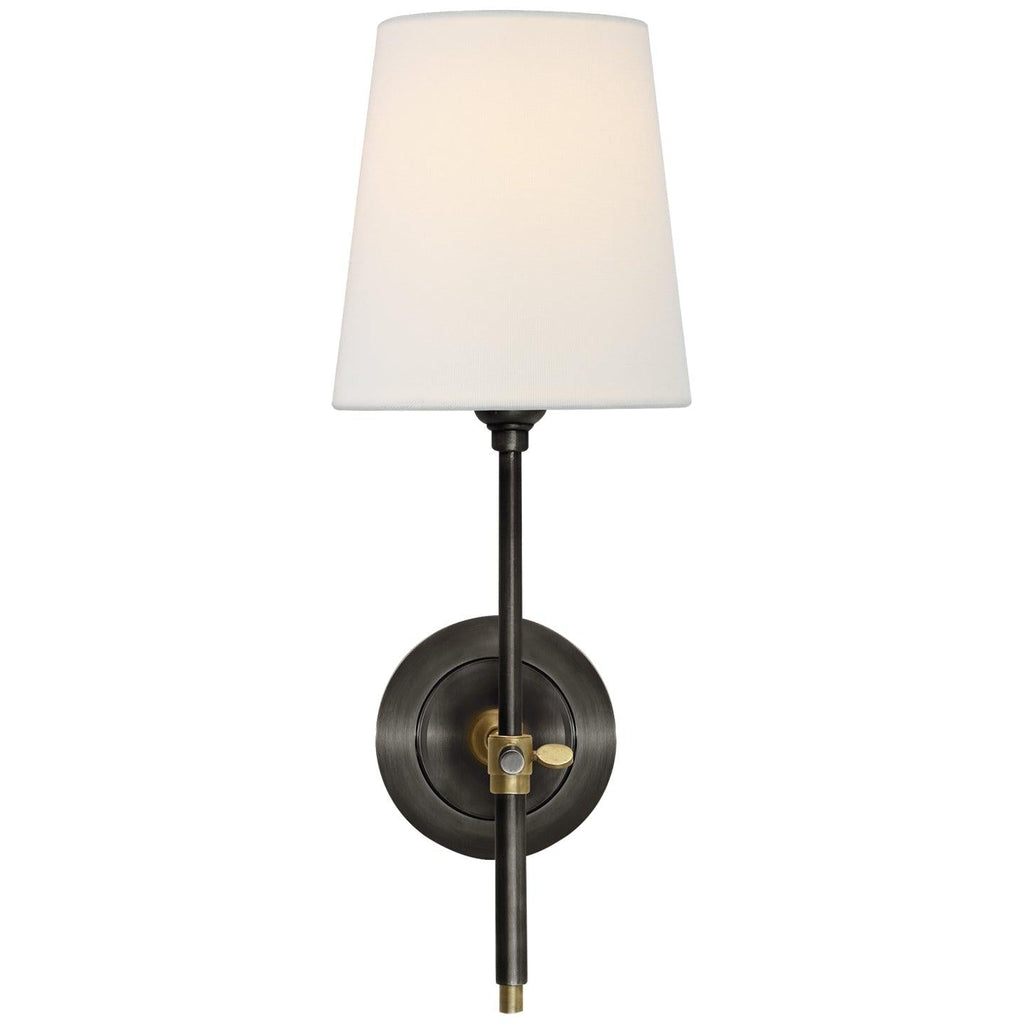 Bryant Sconce - Bronze and Hand-Rubbed Antique Brass / Natural Paper | Open Box - Light House Co.