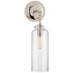 Clear Glass / Polished Nickel