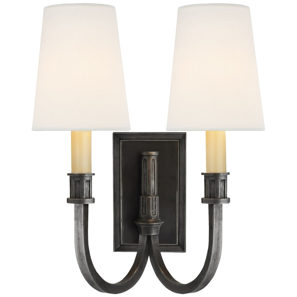 Modern Library Double Sconce - Light House Co.
