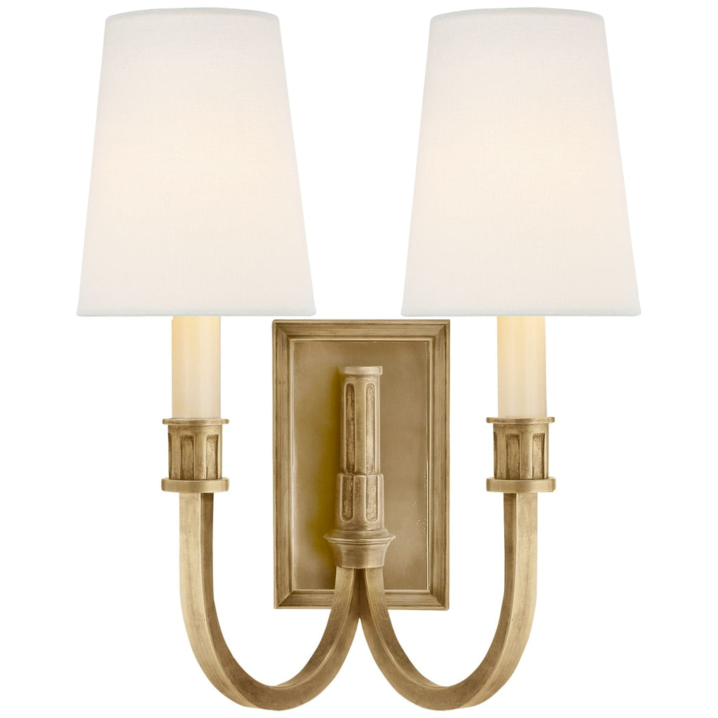 Modern Library Double Sconce - Light House Co.