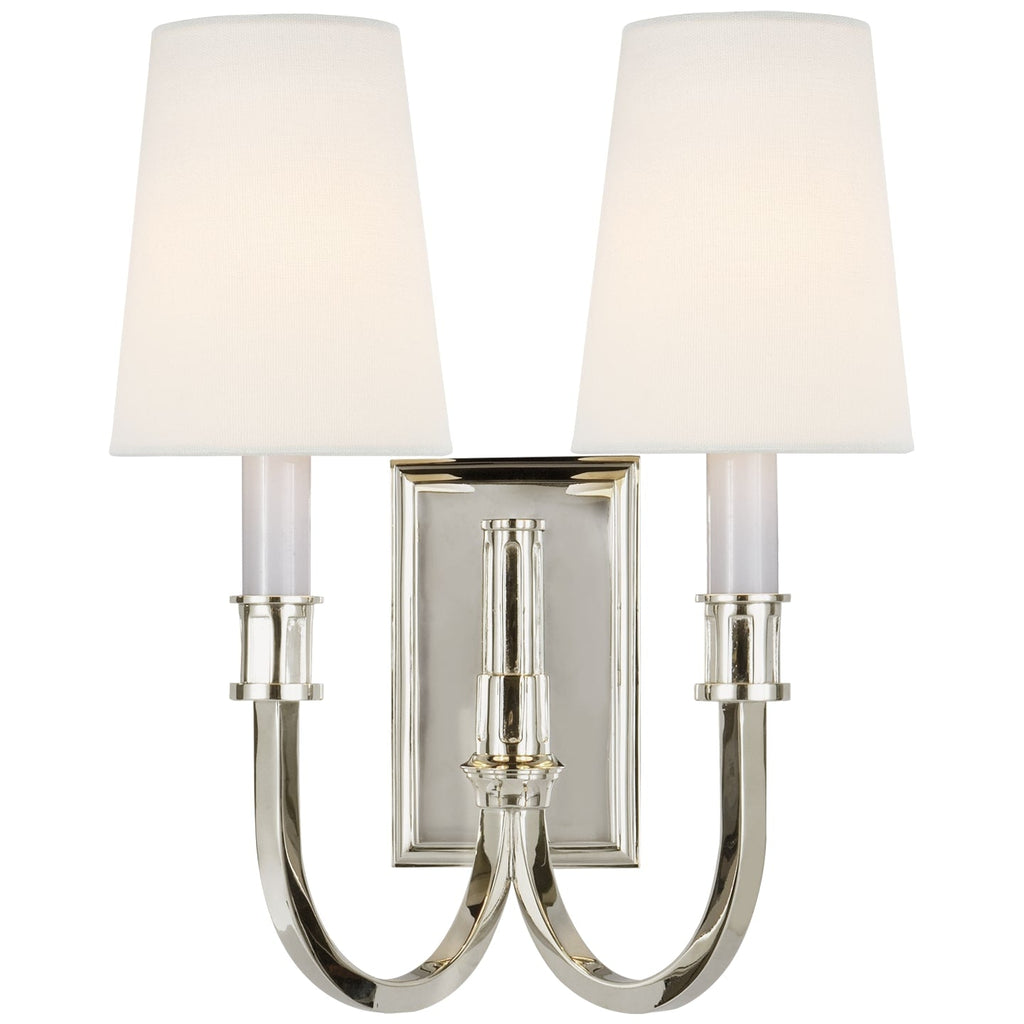 Modern Library Double Sconce - Light House Co.