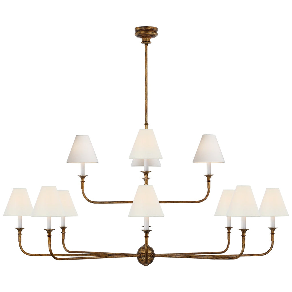 Piaf 2- Tier Chandelier - Light House Co.