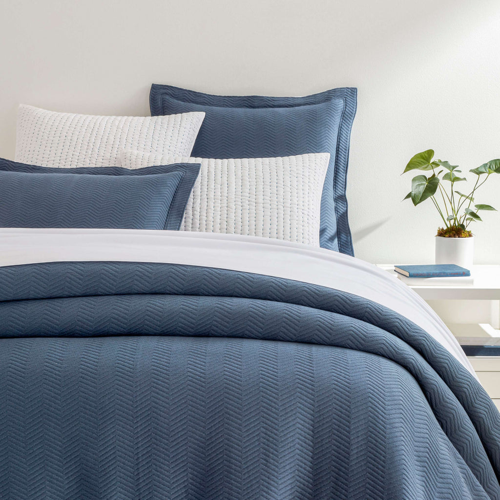 Winnie Ink Matelasse Coverlet - Light House Co.
