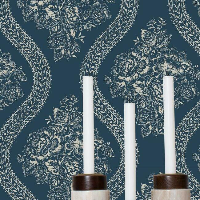Coverlet Floral Wallpaper | Wallpaper | York Wallcoverings - Light House Co.