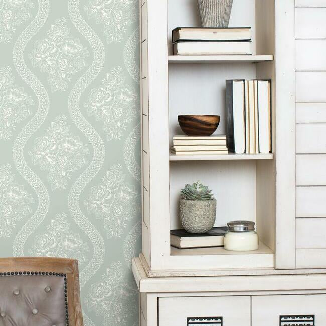 Coverlet Floral Wallpaper | Wallpaper | York Wallcoverings - Light House Co.