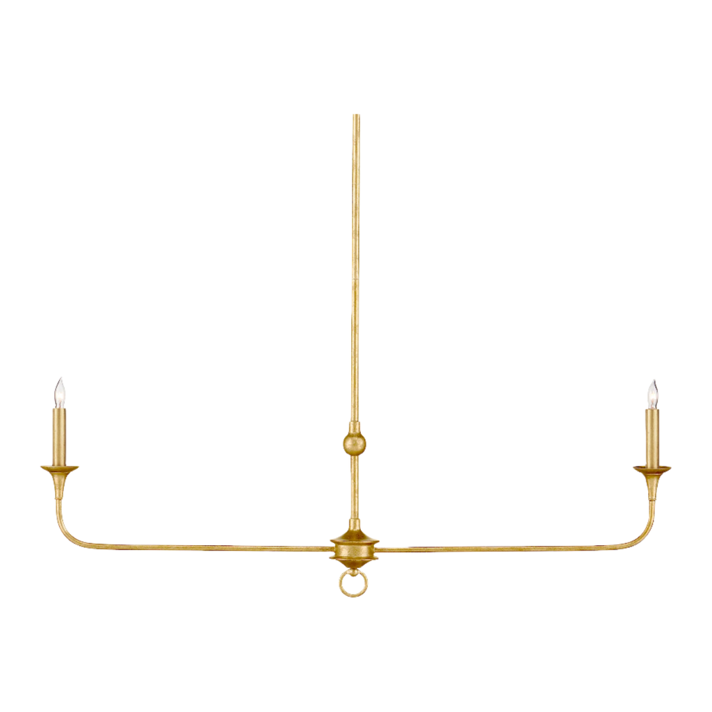 Nottaway Linear Gold Chandelier - Light House Co.