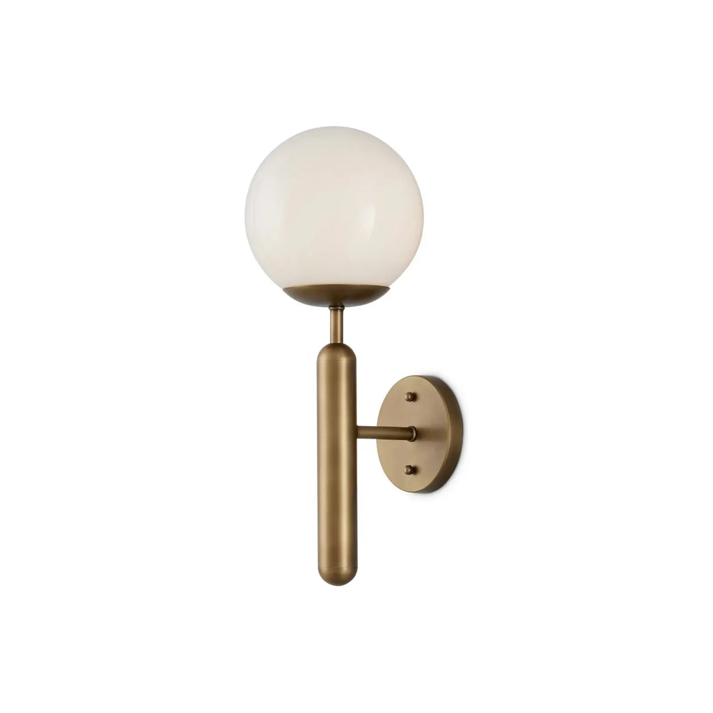 Barbican Single-Light Brass Wall Sconce - Light House Co.