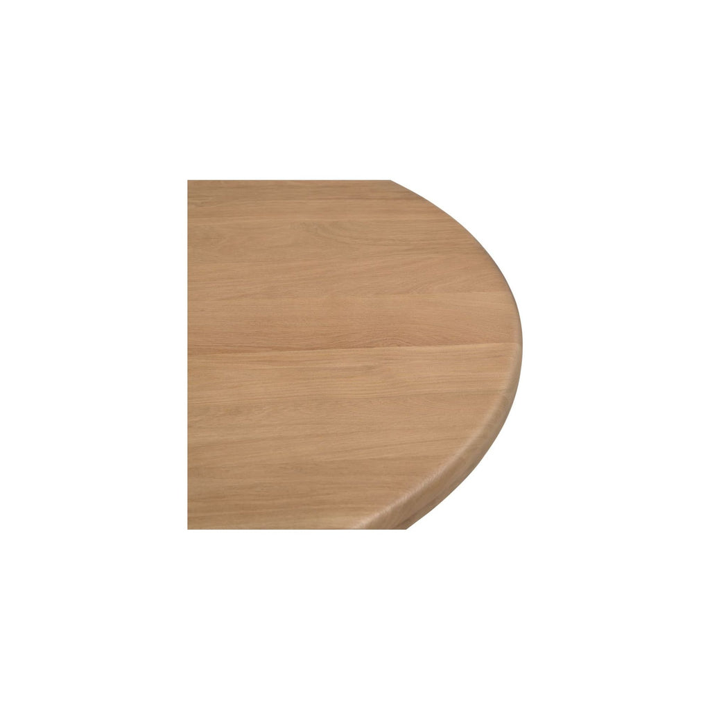 Treccia Oak Round Coffee Table - Light House Co.
