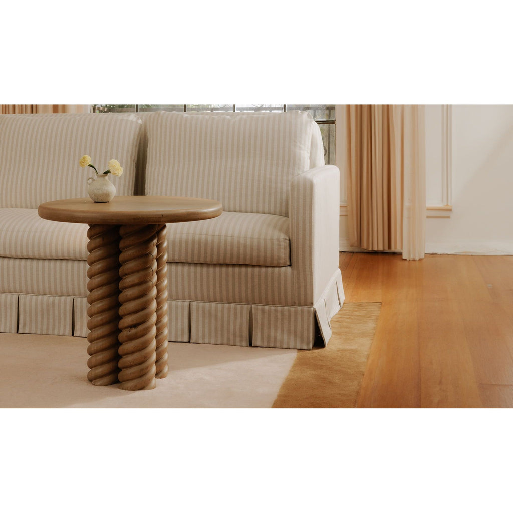 Treccia Oak Side Table - Light House Co.