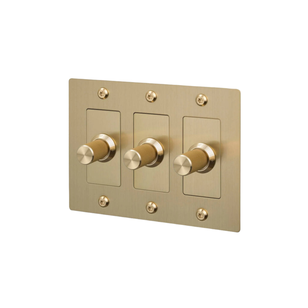 3G Dimmer / LED / Linear / Without Logo / Brass |  | Buster and Punch - Light House Co.