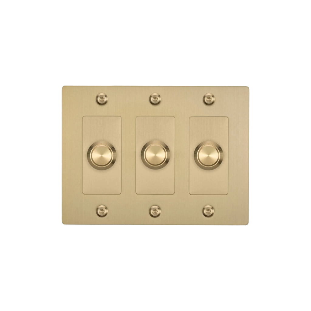 3G Dimmer / LED / Linear / Without Logo / Brass |  | Buster and Punch - Light House Co.