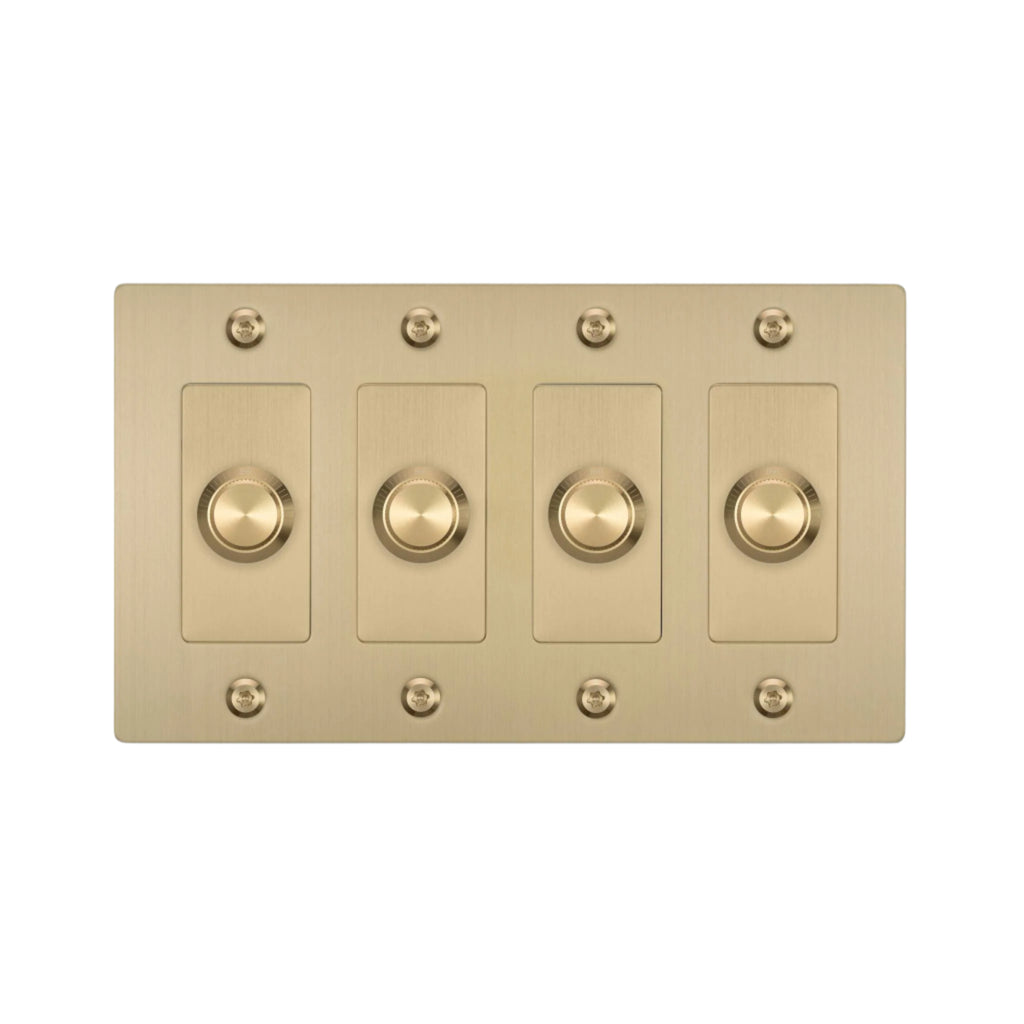 4G Dimmer / LED / Linear / Without Logo / Brass |  | Buster and Punch - Light House Co.