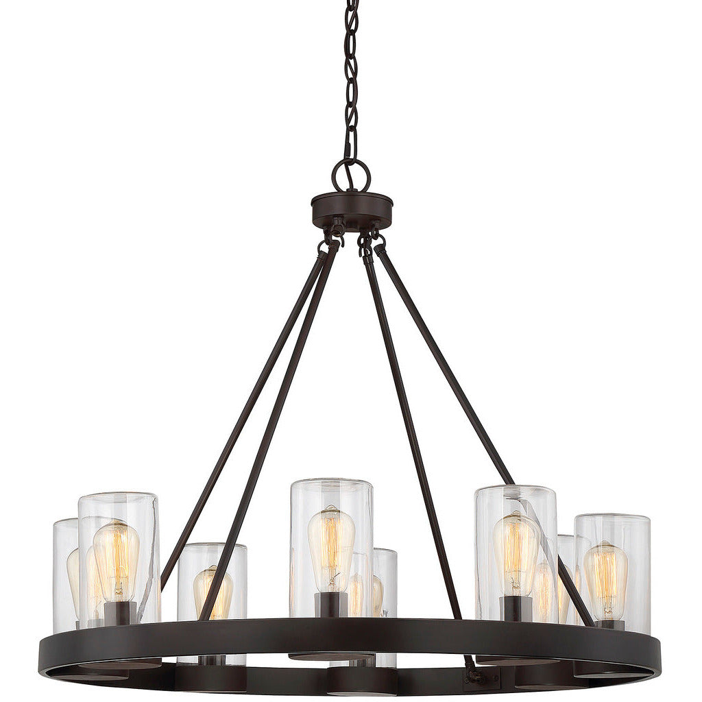 Inman 8-Light Outdoor Chandelier - Light House Co.