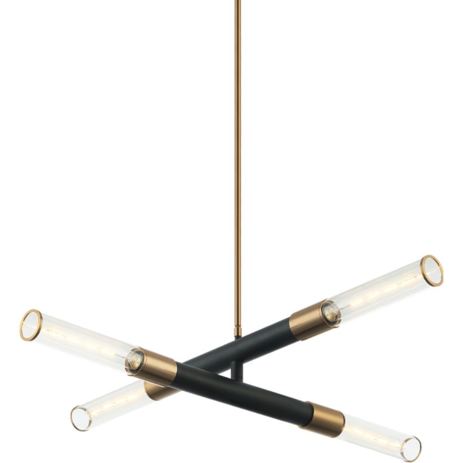 Tubo Cross Chandelier - Light House Co.