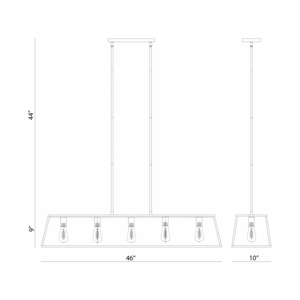 Candor 5-Light Linear Pendant - Light House Co.