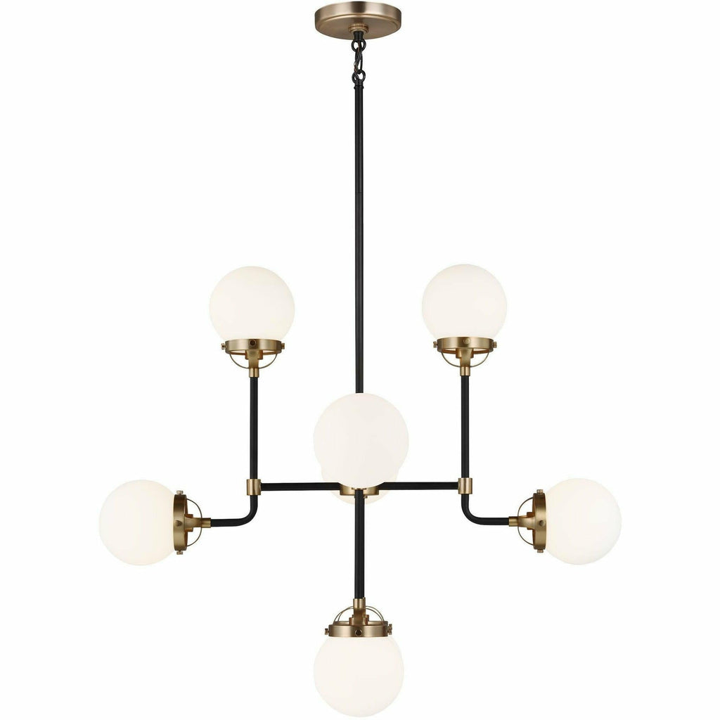 Cafe 8 Light Small Chandelier - Light House Co.