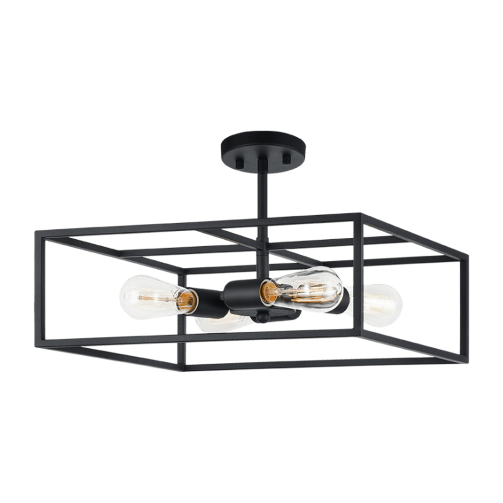 Candid 4-Light SQ Semi-Flush Mount | Flush Mounts | Matteo - Light House Co.