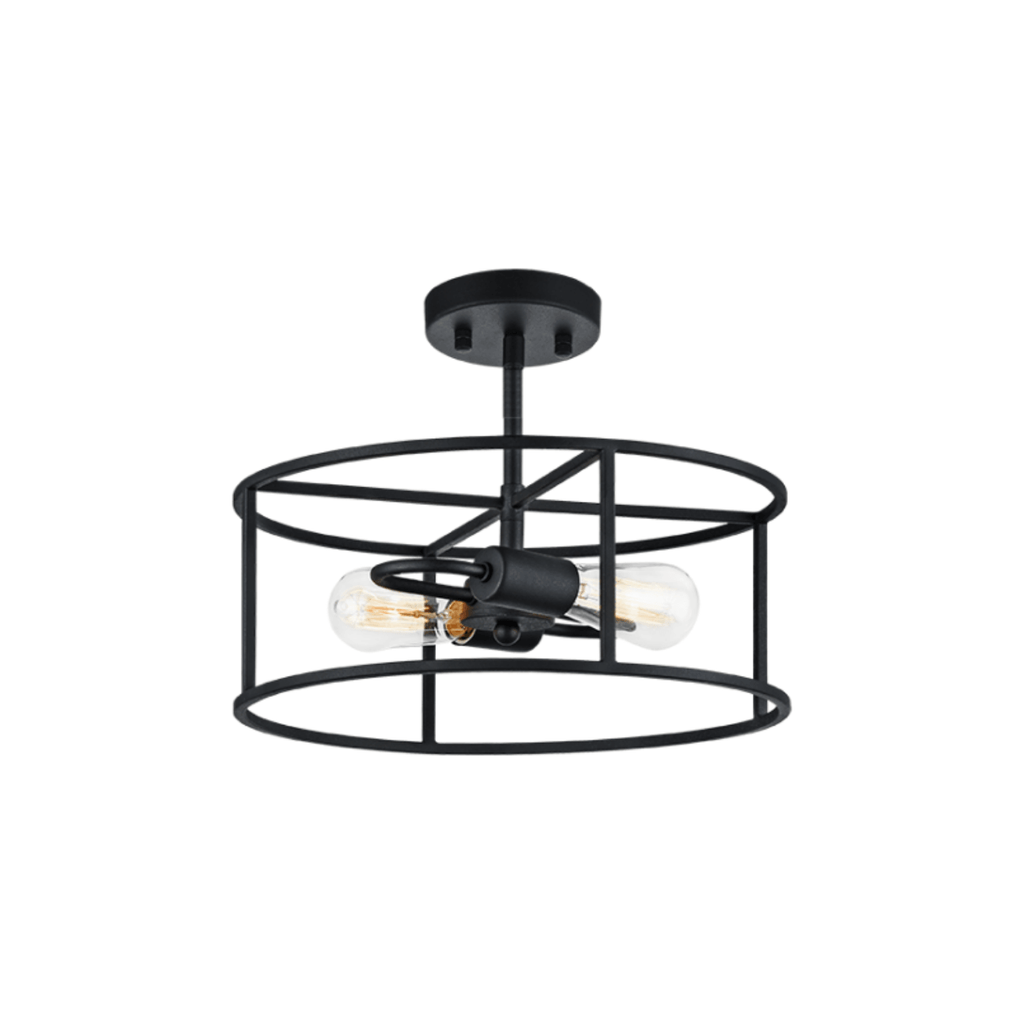 Candid 2-Light RND Semi-Flush Mount - Light House Co.