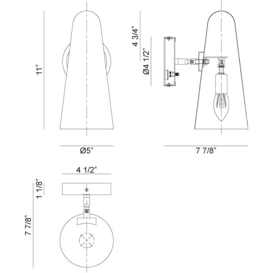 Blink Arm Wall Sconce - Light House Co.