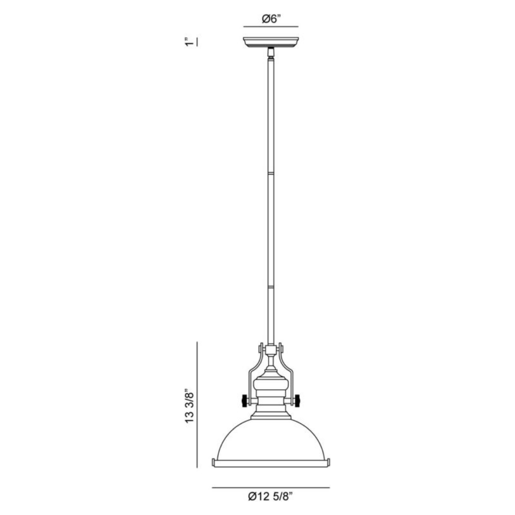Cresswell 12.6" Pendant - Light House Co.