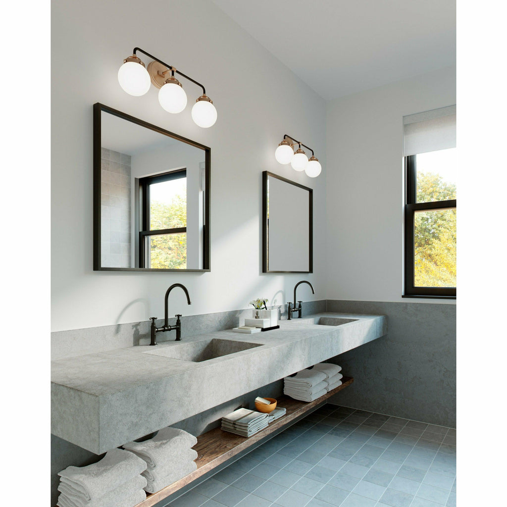 Cafe Three Light Vanity - Light House Co.