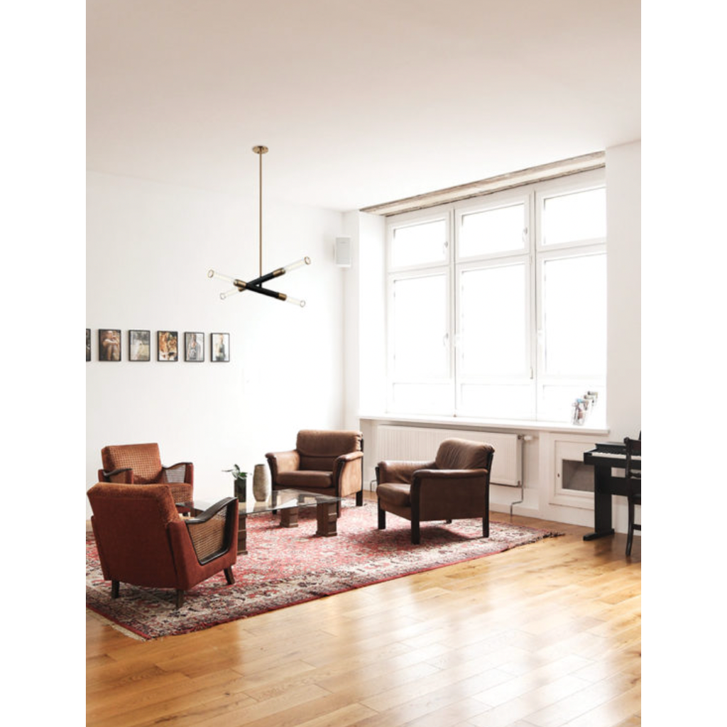 Tubo Cross Chandelier - Light House Co.