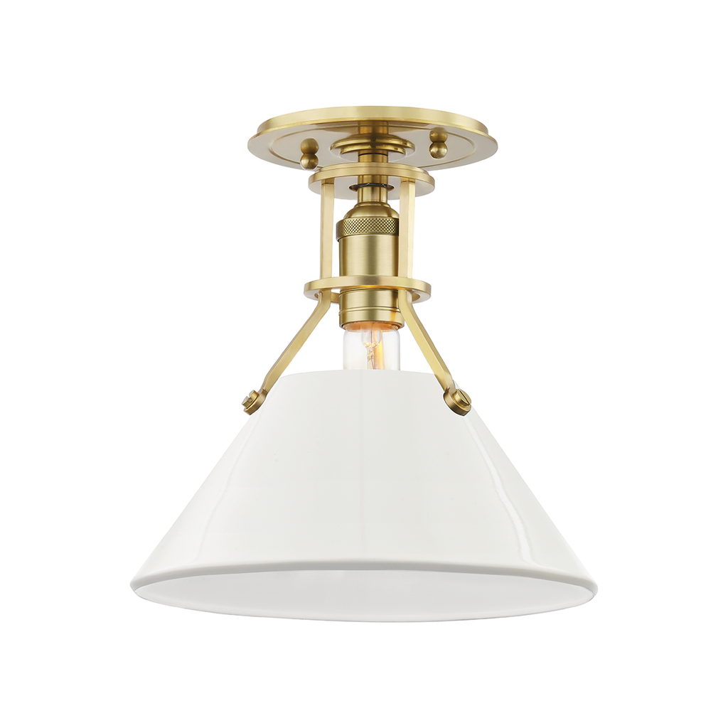 Painted No.2 Semi Flush | Mark D. Sikes x Hudson Valley Lighting - Light House Co.