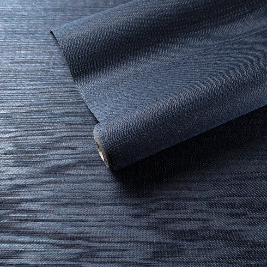 Samoa Grasscloth Wallpaper | Indigo | Home accessories | Annie Selke - Light House Co.