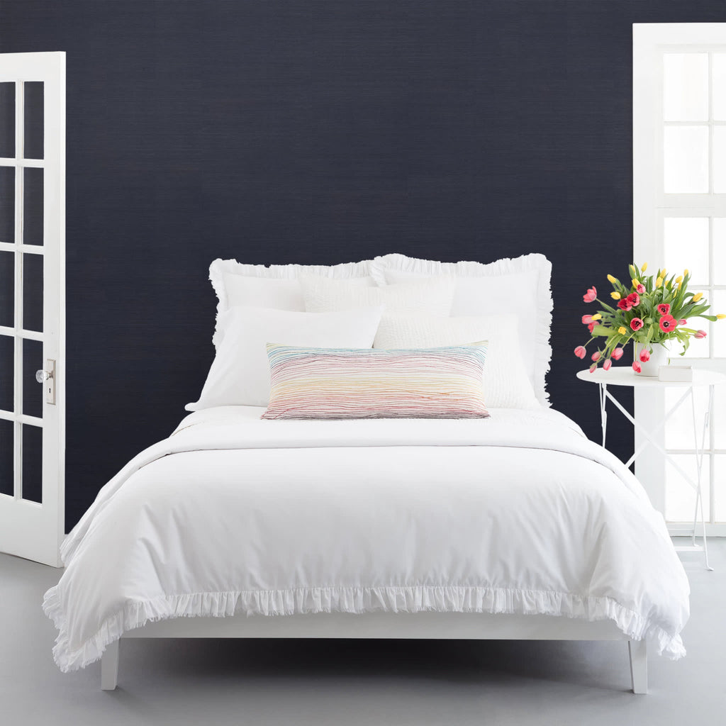 Samoa Grasscloth Wallpaper | Indigo | Home accessories | Annie Selke - Light House Co.