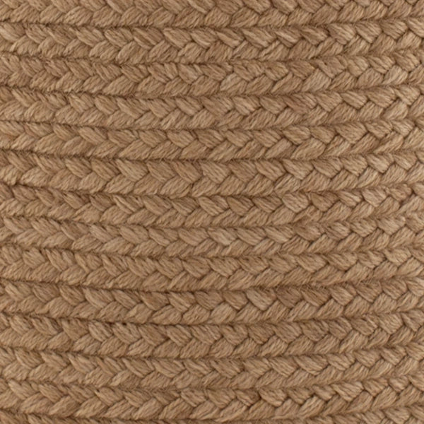 Braided Natural Indoor/Outdoor Pouf - Light House Co.