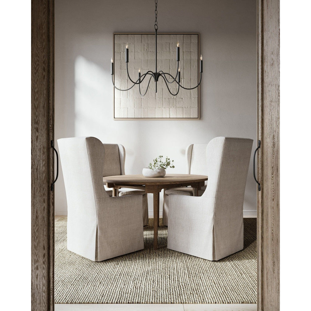 Tirrell Black Chandelier | Chandeliers | Currey & Company - Light House Co.