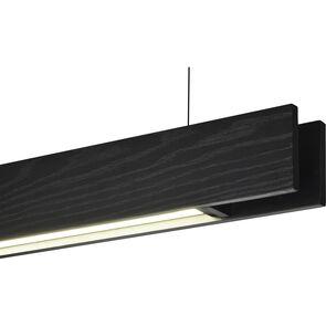 Taya 1 Light 48 inch Matte Black Linear Pendant Ceiling Light - Light House Co.