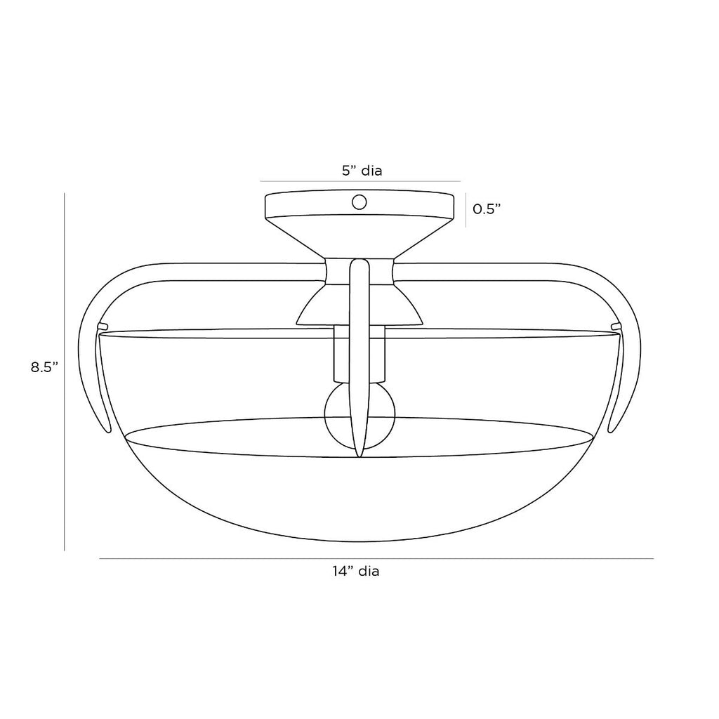 Corona Flush Mount - Light House Co.